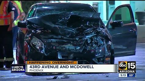 The vehicle who struck the victim did not stay at the. . Accident on 43rd ave and mcdowell today